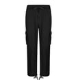 thumbnail image 3 of DYMADE Mens Casual Trousers Draw String Mid Waist Jogging Cycling Sports Running Workwear Pant, 3 of 4
