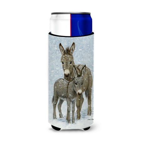 

Carolines Treasures ASA2149MUK Donkeys Ultra Beverage Insulators for slim cans Slim Can multicolor