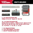 thumbnail image 2 of Hyper Tough 44-Piece Impact Rated Screwdriver Bit Set in Click Fit Case, 2 of 11