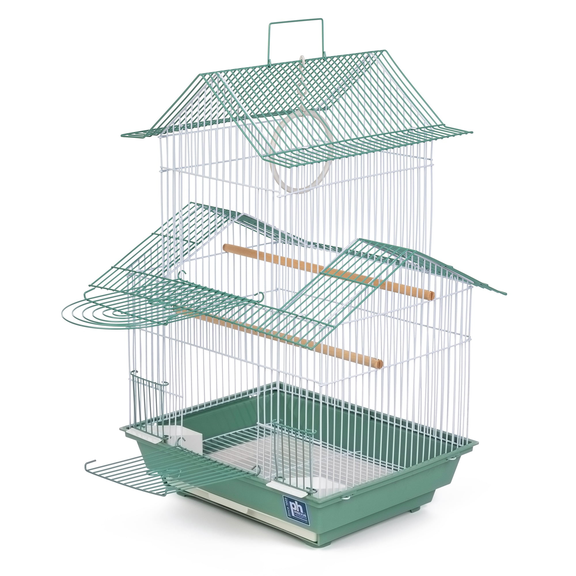 Prevue Pet Products Shanghai Parakeet Bird Cage - Green SP1720-4