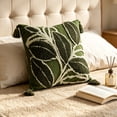 thumbnail image 2 of Vintage Bohemian Tufted Pillow Cover, Hand Drawn Tassel Cushion Case, Soft Farmhouse Slipcover, Decorative Pillowcase for Sofa Couch Bed Home Bedroom Decor, 2 of 6