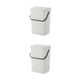 thumbnail image 1 of Bote de basura colgante duradero Matsuzay 12L 2piezas blanco, 1 of 6
