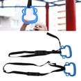 thumbnail image 4 of Anneau de Gymnastique, Anneau Portable Multifonction en Forme de Singe 2 Pcs Installation Facile avec Sangles Réglables pour Barres Rouge, Bleu, Noir, 4 of 8