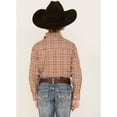 thumbnail image 4 of Panhandle Rough Stock® Youth Boy's Long Sleeve Rust Snap Shirt RSBSOSRYTJ-90, 4 of 4