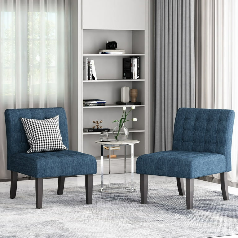 Navy sale slipper chair