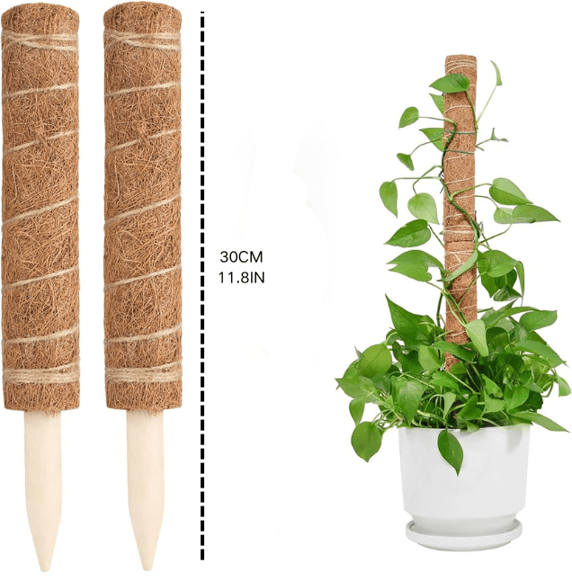 Moss Pole,2 Pack 28 Inch Monstera Plant Support, Upgraded 7mm