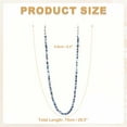 thumbnail image 2 of Uxcell Chaînes de Lunettes pour Femmes, Chaîne de Support de Lunettes en Acrylique Réglable Lanière de Lunettes de Soleil Anti-Perte pour Lunettes de Soleil, Bleu, 2 of 7