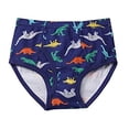 thumbnail image 6 of Dsseng 3Pcs Boys' Underwear Briefs Soft 100% Cotton 3 Pack Kids Underwear Dinosaur Briefs Panty Toddler Children Truck Panties-4T, 6 of 6