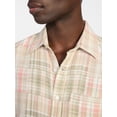 thumbnail image 4 of George Men's Patchwork Shirt with Short Sleeves, Sizes S-5XL, 4 of 5