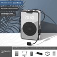 thumbnail image 1 of Micrófono inalámbrico portátil con Bluetooth para enseñanza, altavoz Bee, venta al aire libre, megáfono con sonido para guía turístico, 1 of 8