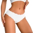 thumbnail image 6 of Endives Womens No Show Underwear High Waisted Seamless Underwear for Women No Show Panties Cheeky Scalloped Edge Bikini Breathable Briefs, 6 of 6