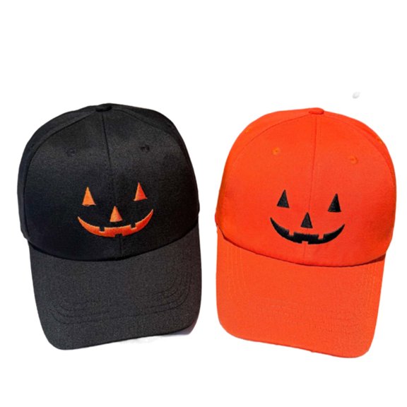 PureCasa Halloween Hat Adjustable Baseball Cap Sun Hat Outdoor Pumpkin Baseball Cap for Men Women Carnival Hat for Party Holiday