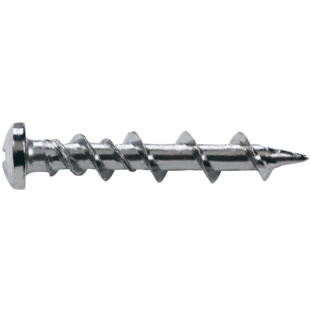 Borefast 5037080 0.18 x 1.5 in. Steel Pan Head Screw & Anchor, Silver - 25 Piece - Pack of 5