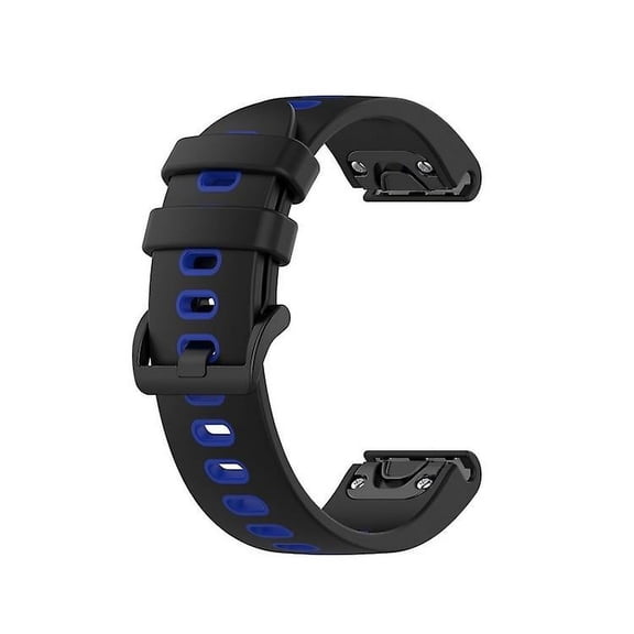 For Garmin Instinct 2s 22mm Silicone Sports Two-color Watch Band