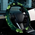 thumbnail image 6 of Saint Patrick's Day 14.5 Inch Printing PVC Leather Auto Accessories Car Wheel Cover Steering Wheel Covers, 6 of 6