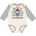 thumbnail image 3 of Inktastic Are You Yeti for Christmas with Yeti and Snowflakes Adult Boys or Girls Long Sleeve Baby Bodysuit, 3 of 5