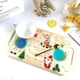 thumbnail image 4 of Bandeja de silicona con asas para tablas de servir creativas de bricolaje Molde de resina epoxi con forma de media de Papá Noel, 4 of 8