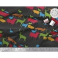 thumbnail image 3 of Soimoi Rayon Fabric Birds & Animals Hand Drawn Decor Fabric Printed Yard 56 Inch Wide, 3 of 3