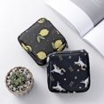 thumbnail image 4 of Amyove Portable Sanitary Pads Bag Large Capacity Travel Cosmetic Napkin Storage Pouch, 4 of 7