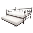 thumbnail image 2 of Full size Bronze Metal Daybed with Twin Roll-out Trundle Bed, 2 of 5