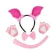 thumbnail image 2 of Diadema con orejas de cerdo, cómoda y elegante, accesorio para disfraz. El conjunto rosa incluye guantes., 2 of 9