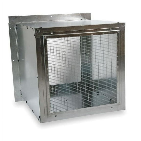 Dayton Wall Housing,Galv Steel,For 30 In Fan 3FKF9