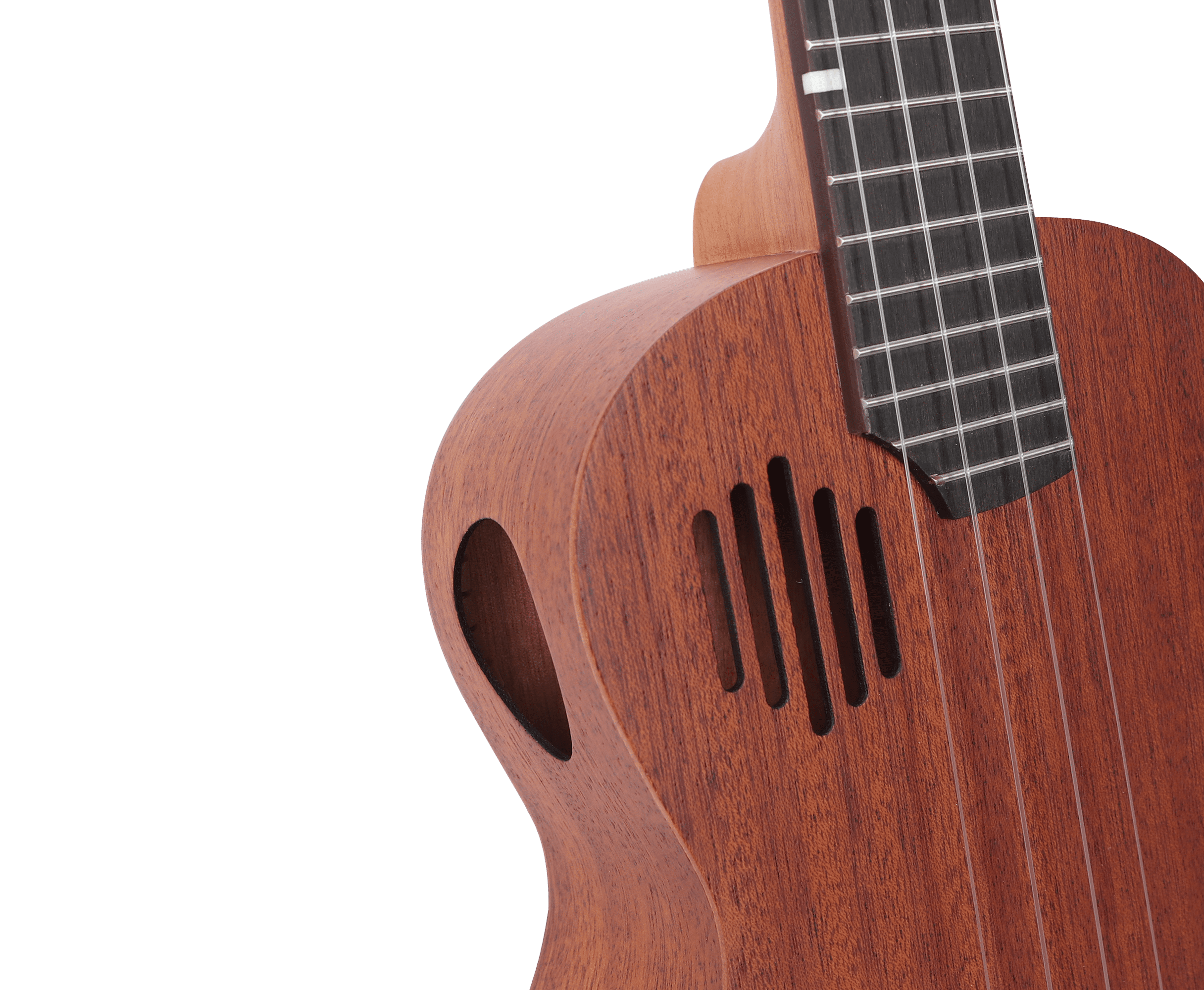 PICKAPICK Concert Ukulele M1, 23 Inch All Mahogany Ukulele with Gig Bag, Strap & Heart Pick, Easy to Play for Beginner