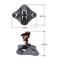thumbnail image 3 of Xihbxyly Aspersor de Jardín Mejorado, Sistema de Riego Giratorio de 360 Grados, Altura de Pulverización Ajustable, Amplia Cobertura, Fácil Manejo, Plástico Negro, Capacidad de 25 L/Min, Diseño Compac, 3 of 7