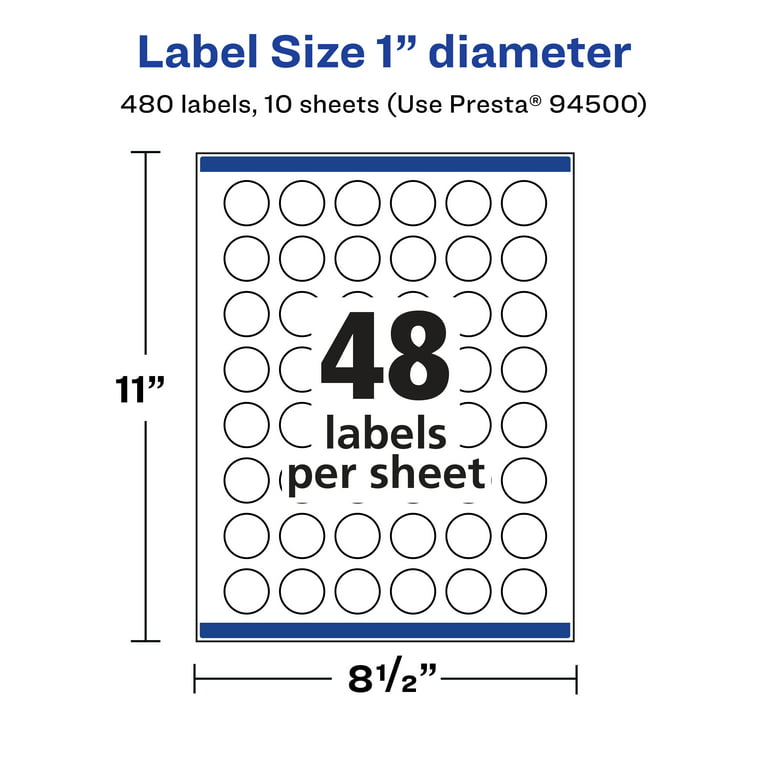 2 inch Circle labels, clear color circular labels for laser and inkjet  printing