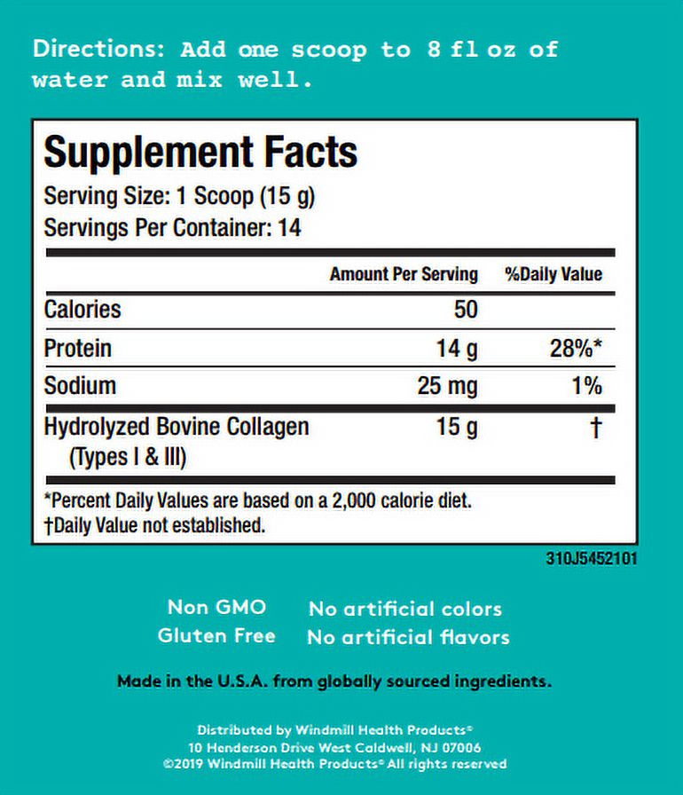 EVOLUTION_18 Collagen Peptide and Protein Powder, Unflavored, 14 Serving - image 8 of 8