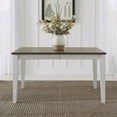 thumbnail image 3 of Liberty Furniture Rectangular Leg Table with Butterfly Leaf for Dining Room -Graphite & Whitestone, 3 of 10