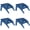 Navy Blue, variant on FOOWIN Folding Adirondack Ottomans Set of 4 for Adirondack Chair, Grey