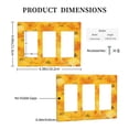 thumbnail image 3 of Cute Chicken Switch Cover Decorative Wall Plate 3-Gang Standard Size, 3 of 5