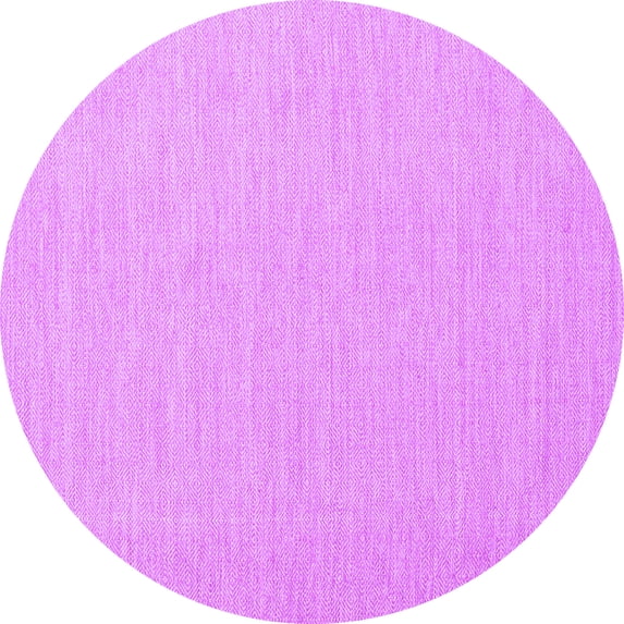 Ahgly Company Indoor Round Abstract Purple Contemporary Area Rugs, 7' Round