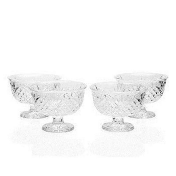 Godinger Dublin Ice Cream Bowls Set of 4