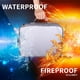 thumbnail image 4 of Portadocumentos Ignífugo con Cerradura Cierre Cremallera Fuego y Agua, 4 of 8