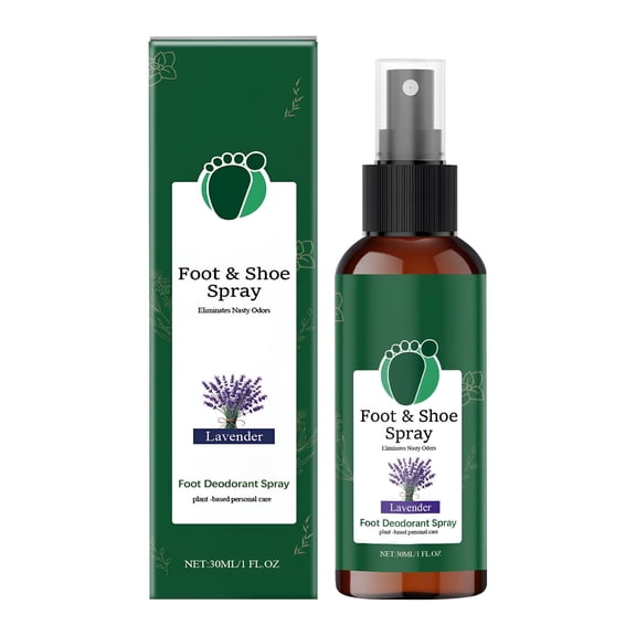 RAGUPEL Natural Herbal Foot Deodorant Spray,Suitable For Most Foot Deodorants,Treating Itching And Odor（30ML）