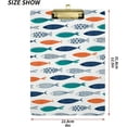 thumbnail image 2 of FMSHPON Tropical Cartoon Fish Clipboard Hardboard Wood Nursing Clip Board and Pull for Standard A4 Letter 13x9 inches, 2 of 7