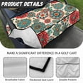 thumbnail image 6 of Whosucclay Multicolor Floral Anti-Scratch Seat Cover, Anti-Fade Storage Pockets Golf Cart Seat Blanket for Club Car Yamaha EZGO, 52.36" x 32.28", 6 of 7