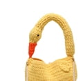 thumbnail image 5 of yuksok Goose Tote Bag Lightweight Pouch Trendy Novelty Cartoon Animal Crossbody Bag Yellow, 5 of 6