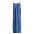 thumbnail image 6 of Girls Sleeveless Backless Casual Dress Loose Fit Home Wear Summer Play Dress Toddler Kids Dress Girls Dresses for Beach Vacation Holiday School Daily, 6 of 6