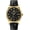Gold Black, variant on Mens Womens Quartz Watch Roman Numeral Business Casual Fashion Analog Wrist Watch Classic Calendar Date Window 30M Waterproof Comfortable Leather Watches
