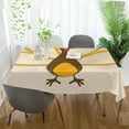 thumbnail image 6 of SKYSONIC Thanksgiving Turkey Tablecloth Waterproof Washable Polyester Square Table Cover Durable Tablecloth for Kitchen Dining Table Party Decor (54 X 72 Inch), 6 of 7