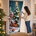 thumbnail image 2 of Christmas Door Cover, 72 x 36 Inch Christmas Decorations for Front Door, Green, 2 of 7
