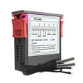 thumbnail image 3 of Dual Digital Display Thermostat Temperature Regulator Temperature Controller with Double NTC Probe Heater Sensor Probe Two Relay Output 110-220V, 3 of 8