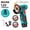 US plug 1 battery, variant on HILDA 3 inch Mini Angle Grinder 12v Cordless Power Tool For Cutting Diamond Polishing And Grinding Rechargeable Angle Grinder