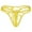 Yellow, variant on TMOYZQ Mens G-String Thongs Underwear Low Rise Transparent Lace Mesh Thong Panties Lingerie Breathable Briefs