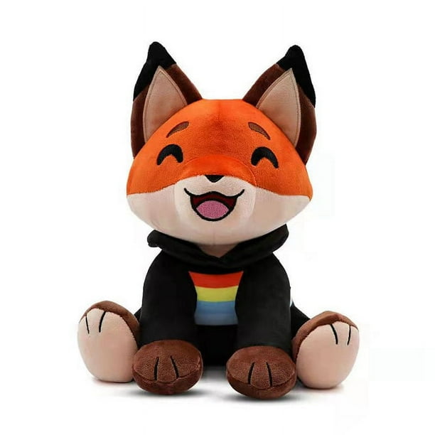 Muñeco de peluche de zorro de dibujos animados Fundy Sit de 7,87 pulgadas