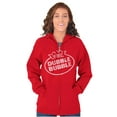 thumbnail image 2 of Retro Dubble Bubble Vintage Classic Logo Unisex Plus Size Zip Hoodie Brisco Brands 3X, 2 of 3