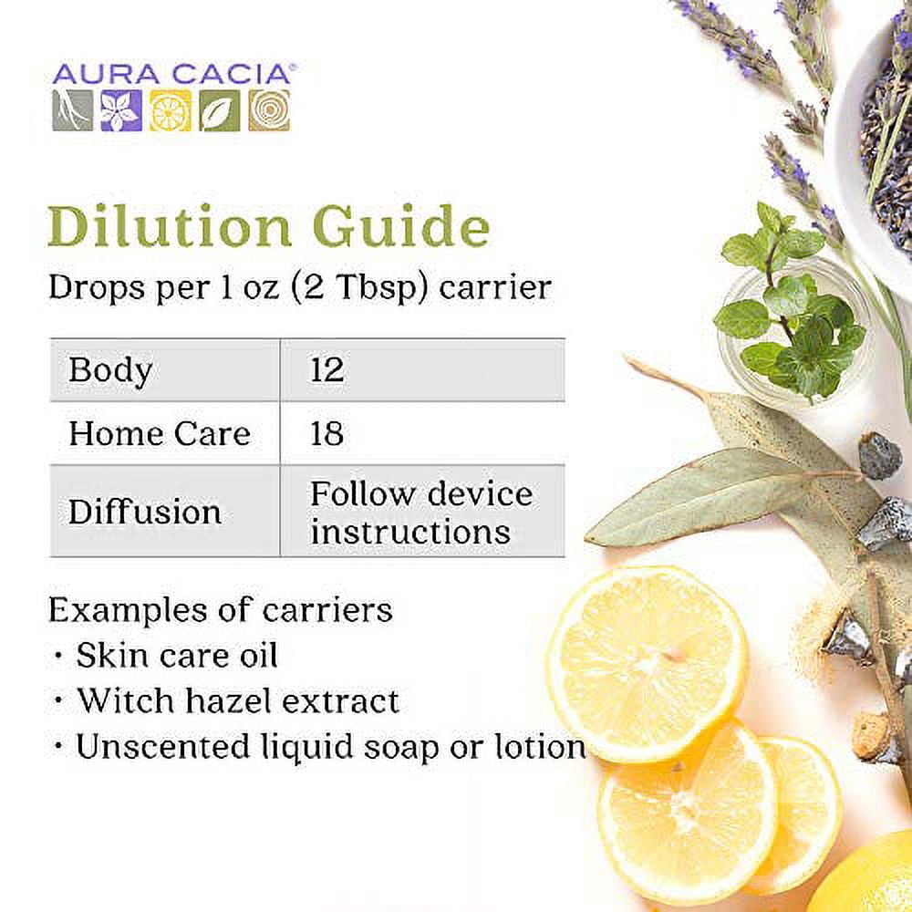 Aura Cacia Peppermint Essential Oil 4 fl oz 188840 OC